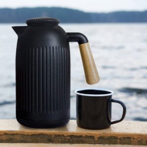 Alternative view of Bình giữ nhiệt chân không cán gỗ La Fonte 1000ml – 011679