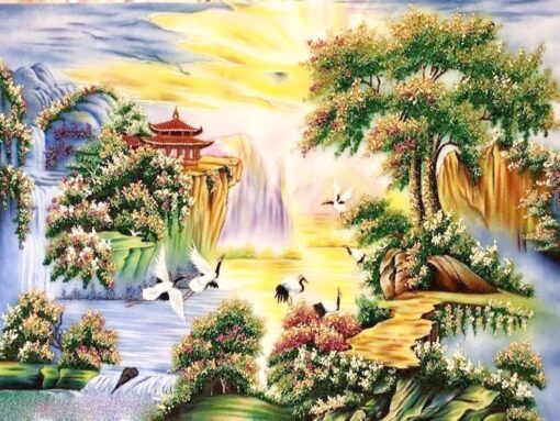 Tranh Đá Quý Phong Thủy